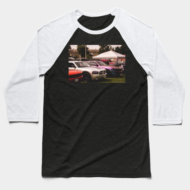 Charger Line Baseball T-Shirt by Lynchreborn